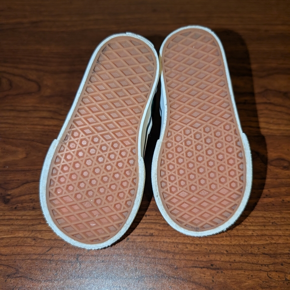Vans Kids Plaid Slip-On Shoes - Red and Green - Picture 5 of 5